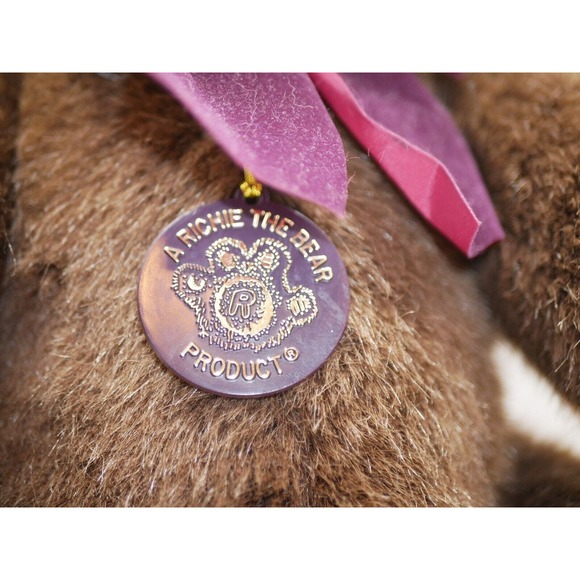 VTG 1994 Dakin Richie The Bear Signed Plush 20” Fully Jointed Poseable - Picture 7 of 16